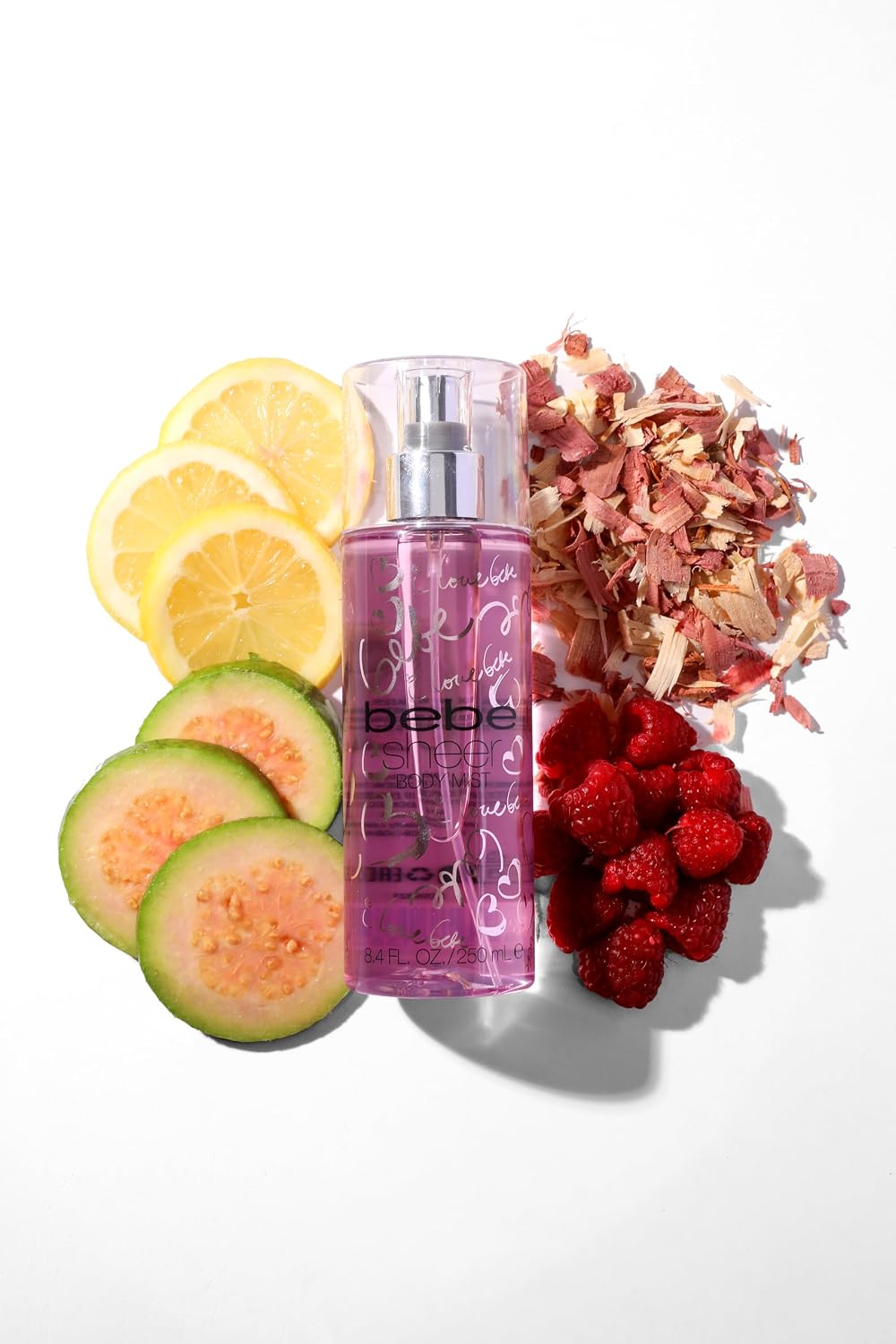 Bebe Sheer Eau de Parfum Spray for Woman - Long Lasting Amber Floral Womens Fragrance - Notes of Citrus Cocktail, Pink Peony and Sandalwood Perfume for Women - 3.4 oz