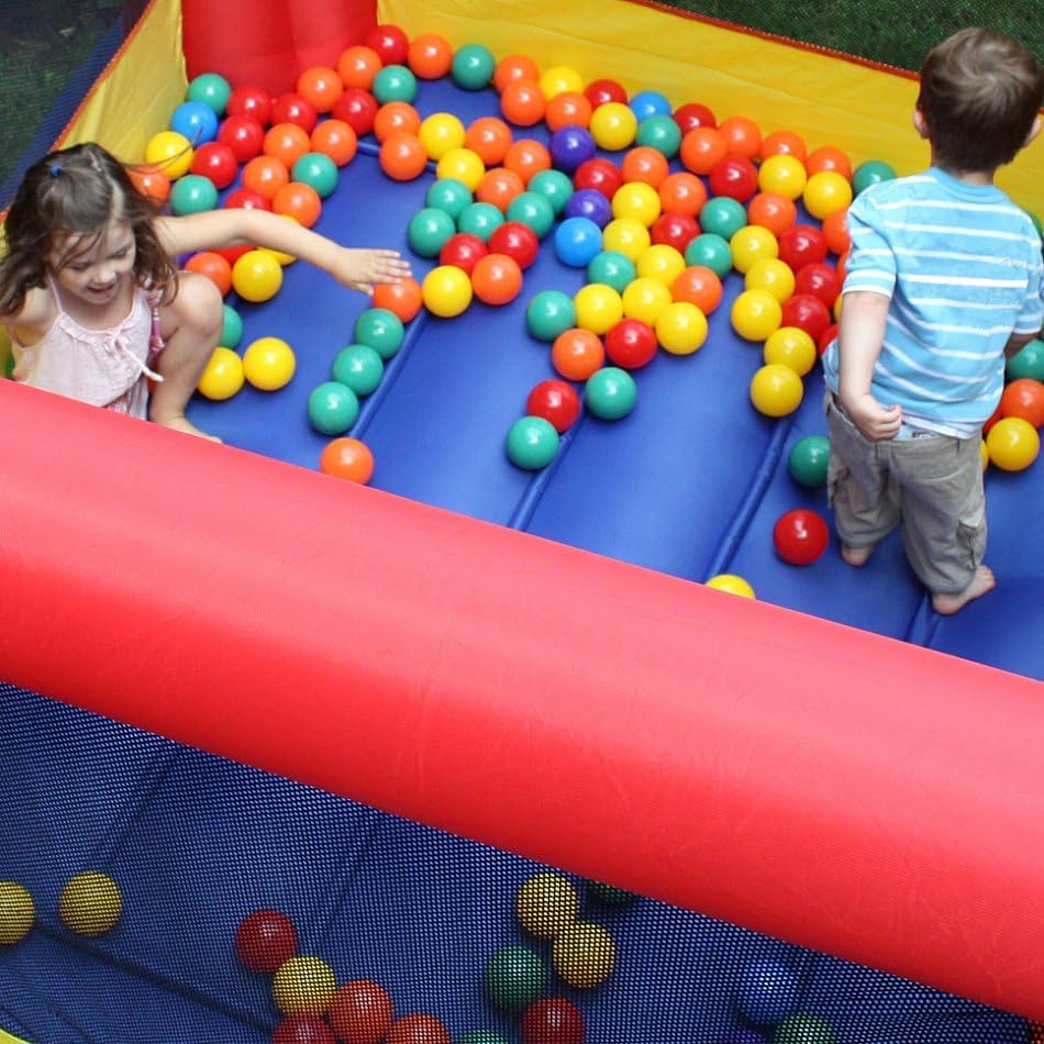 Magic Castle - Inflatable Bounce House with Blower - Premium Quality - Indoor/Outdoor - Portable - Sets Up in Seconds
