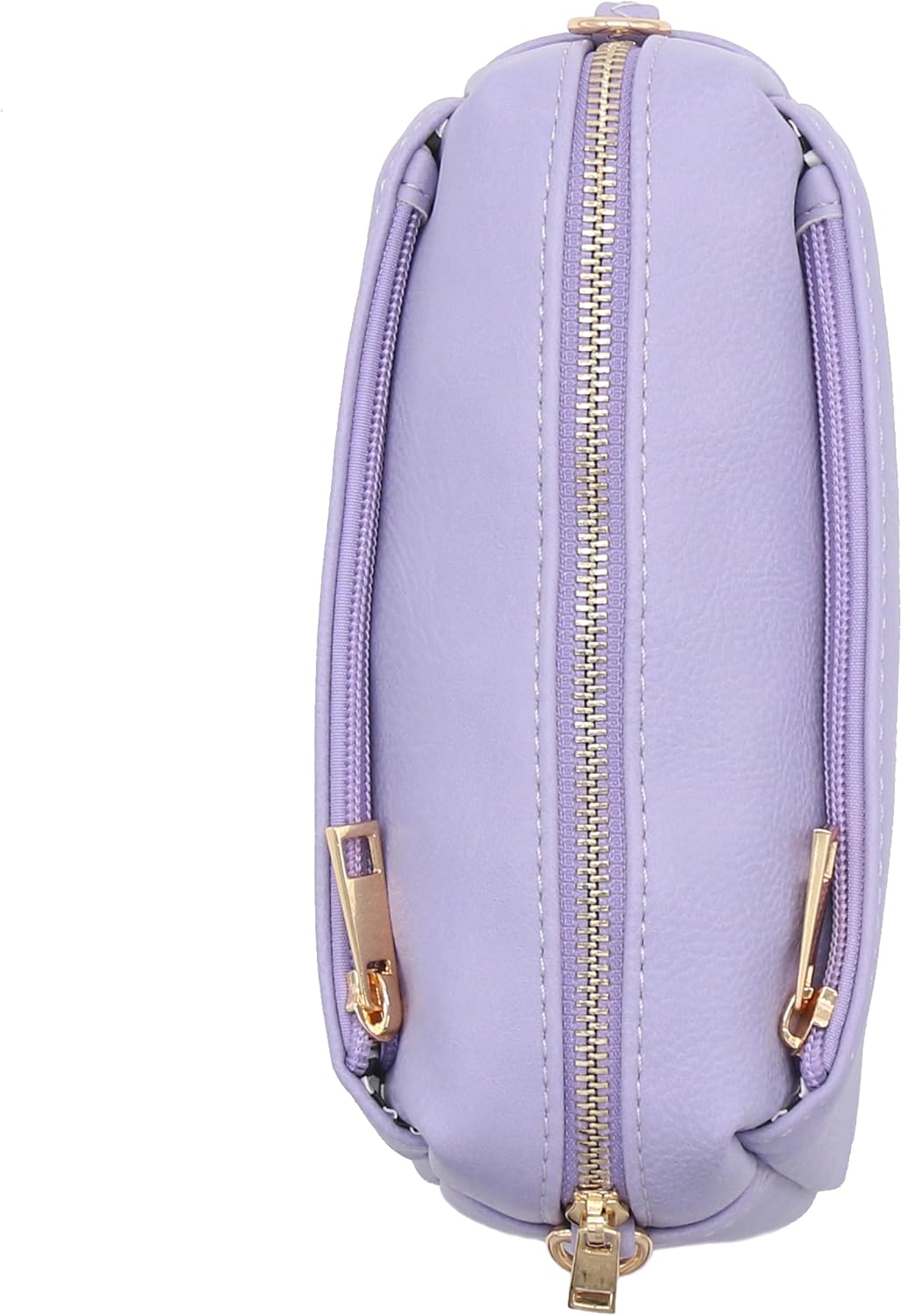 Triple Zip Small Crossbody Bag