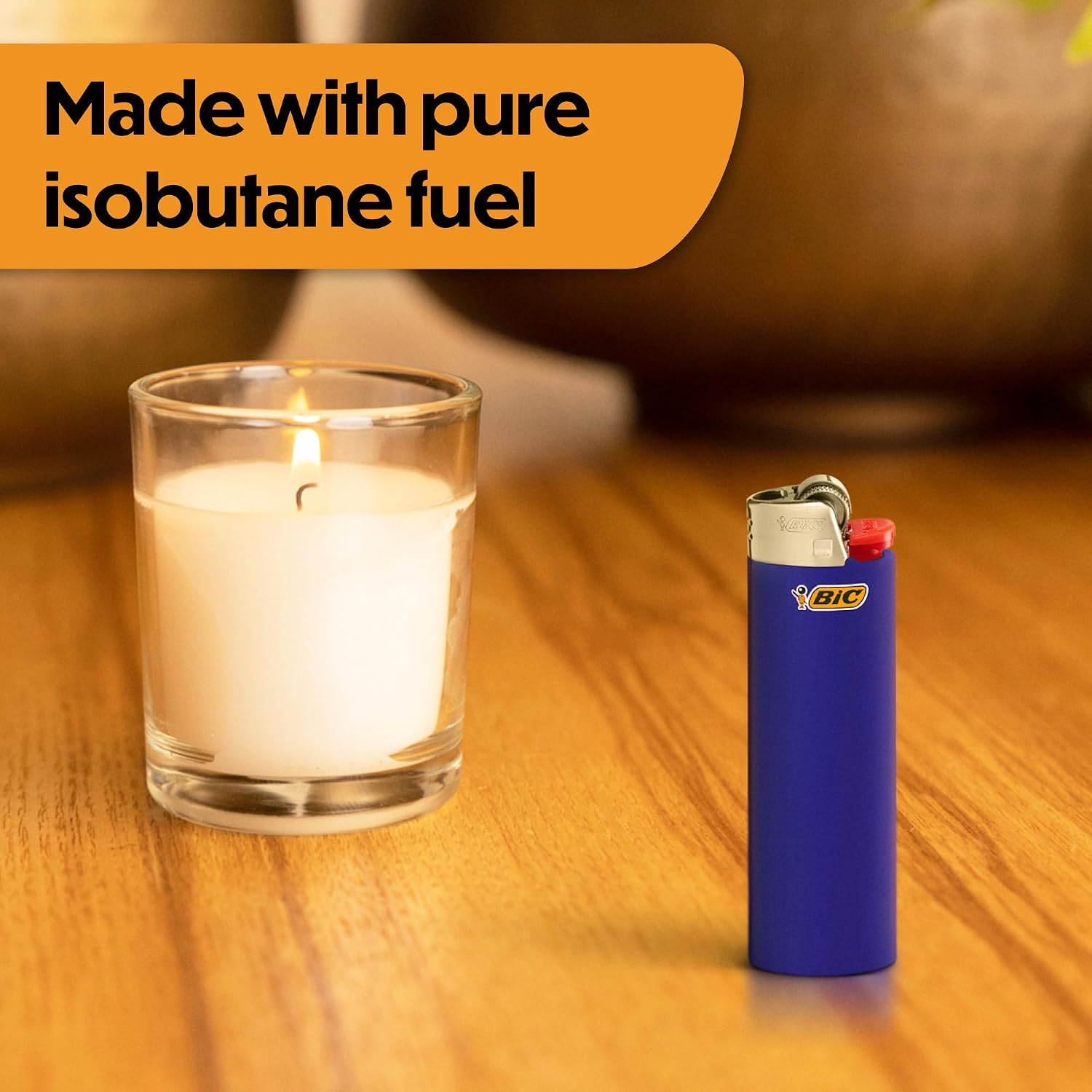BIC Maxi Pocket Lighters, Long-Lasting, Safe, Assorted Colors