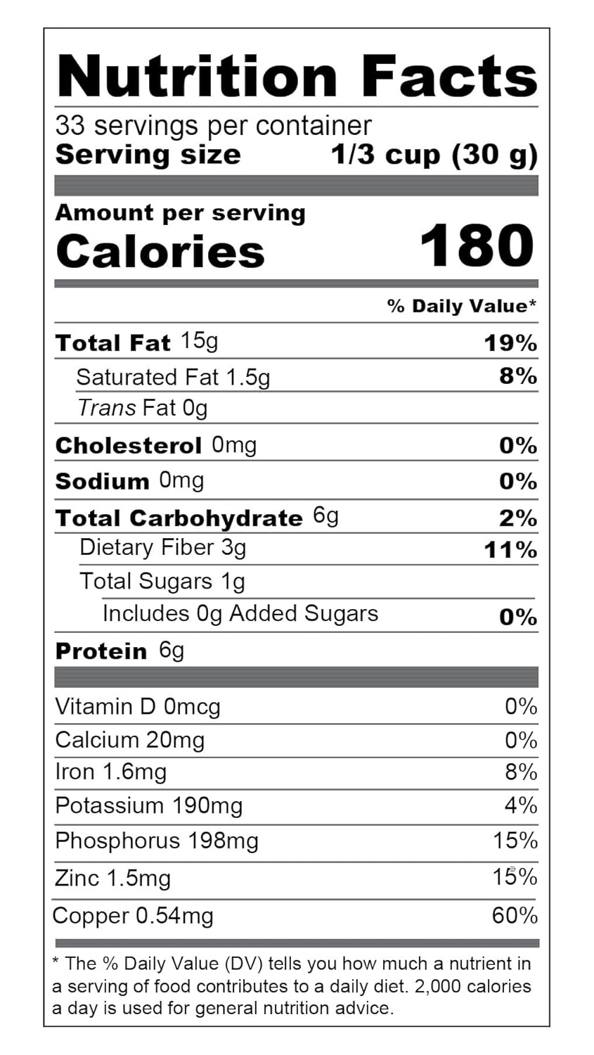 Yupik Raw Sunflower Seeds, Shelled, 2.2 lb (35.3oz), Kosher, Gluten-Free, Unsalted Sunflower Kernels, No Shell, Healthy Snacks, Source of Omega-6 and Fiber