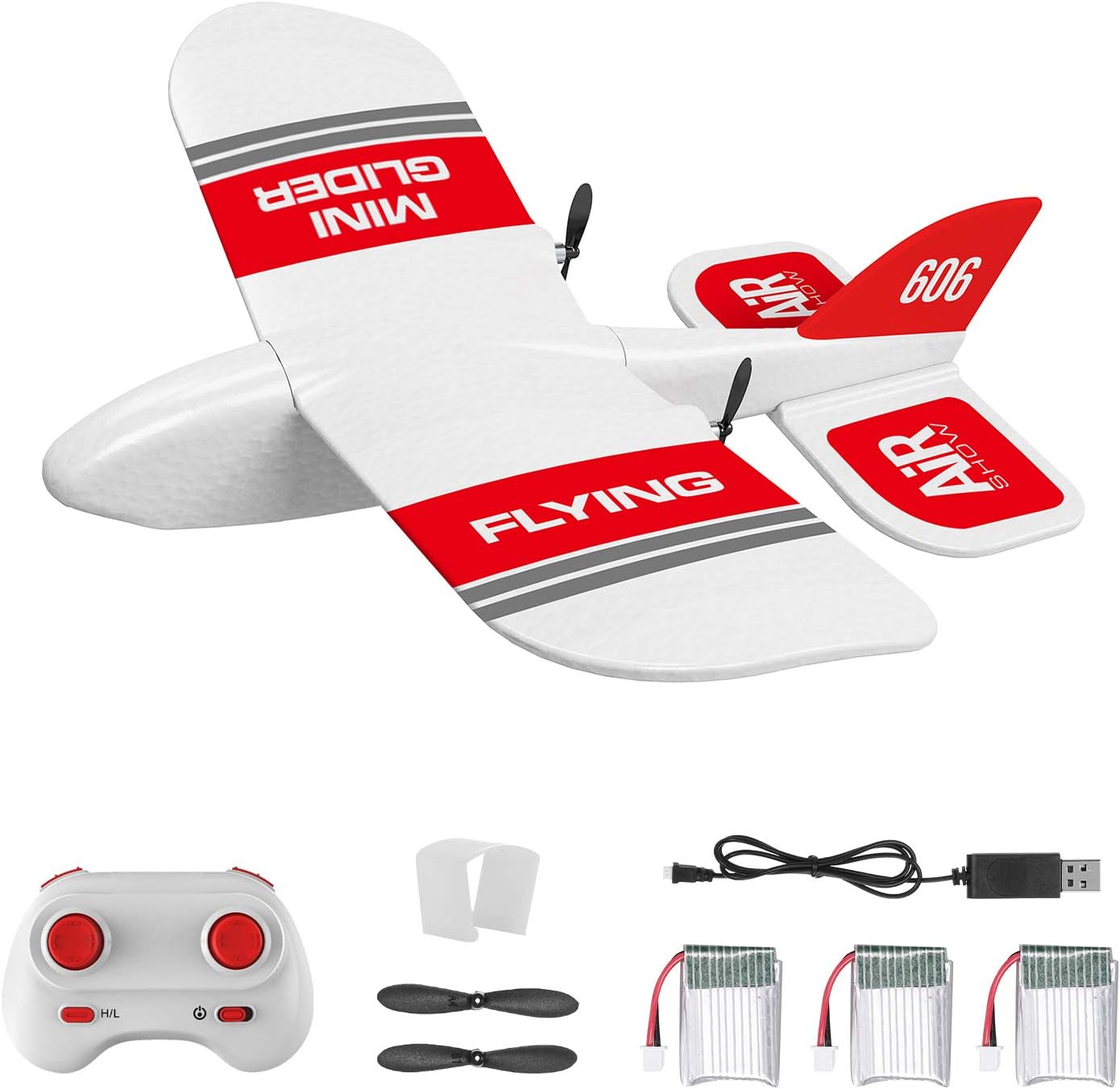 GoolRC KF606 RC Plane, 2.4Ghz Remote Control Airplane, EPP Foam Fixed Wing Plane