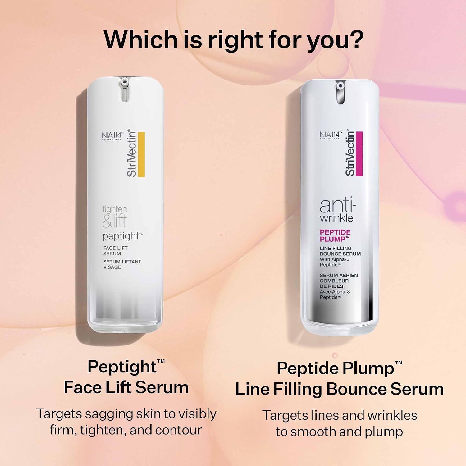StriVectin Tighten & Lift Peptight Face Lift Serum with Tightening & Brightening Peptides for Wrinkles