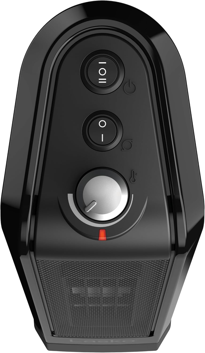 Lasko Oscillating Ceramic Tower Space Heater for Home with Overheat Protection, Adjustable Thermostat, and 2 Speeds, 15.7 Inches, Black, 1500W