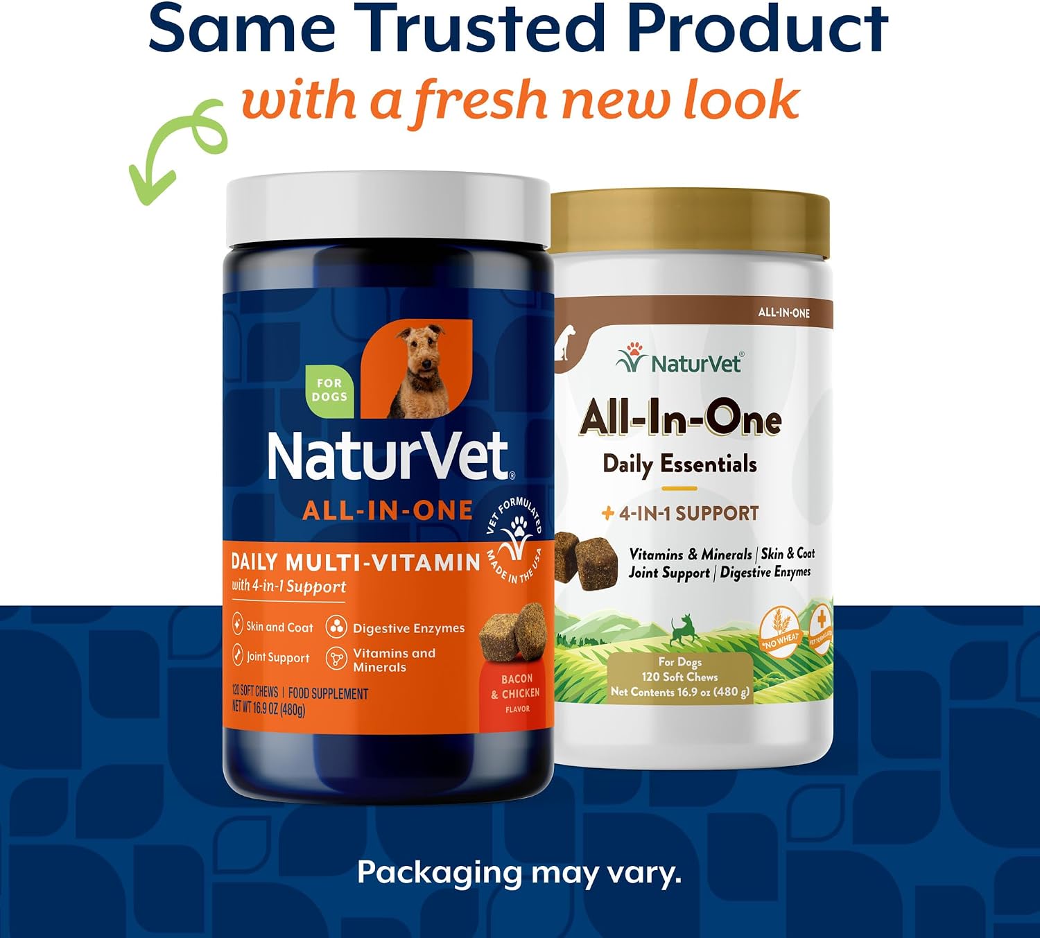 NaturVet All-in-One Cat & Dog Supplement Daily Multivitamin - 13 Oz Powder | Daily Multivitamin for Dogs & Cats - Supports Digestion, Skin & Coat with Omega-3, 6, 9 in a Wheat-Free Formula, 13 Oz Powder