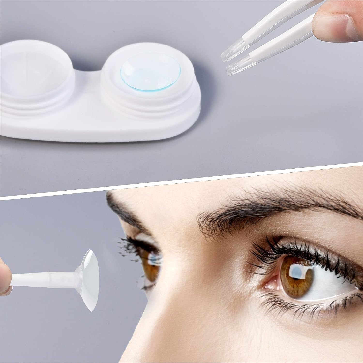 Lasiyanor Contact Lens Travel Kit with Cleaner Washer