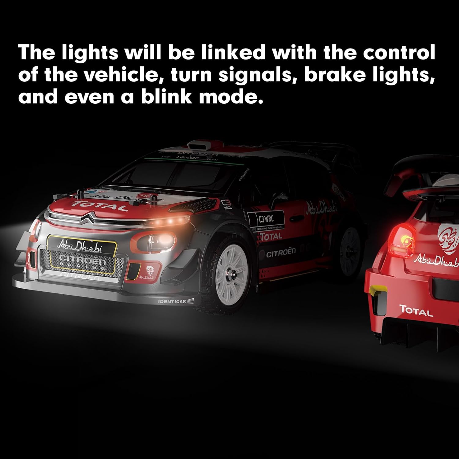 MJX Hyper GO 14303 1/14 Citroen C3 Fast RC Cars for Adults, Max 40mph Brushless RC Drift Car with Gyro, 4WD RTR High Speed RC Rally Car