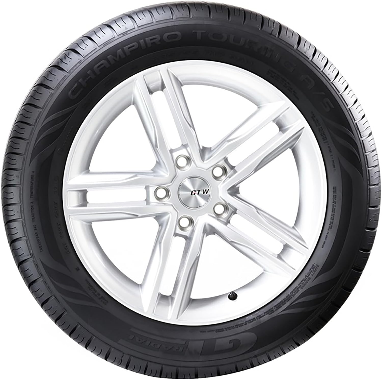 GT Radial Champiro Touring AS AS all_ Season Radial Tire-215/70R15 98H | Passenger Touring All Season Traction 98H Rated Standard Load Radial Construction Black Sidewall Tire
