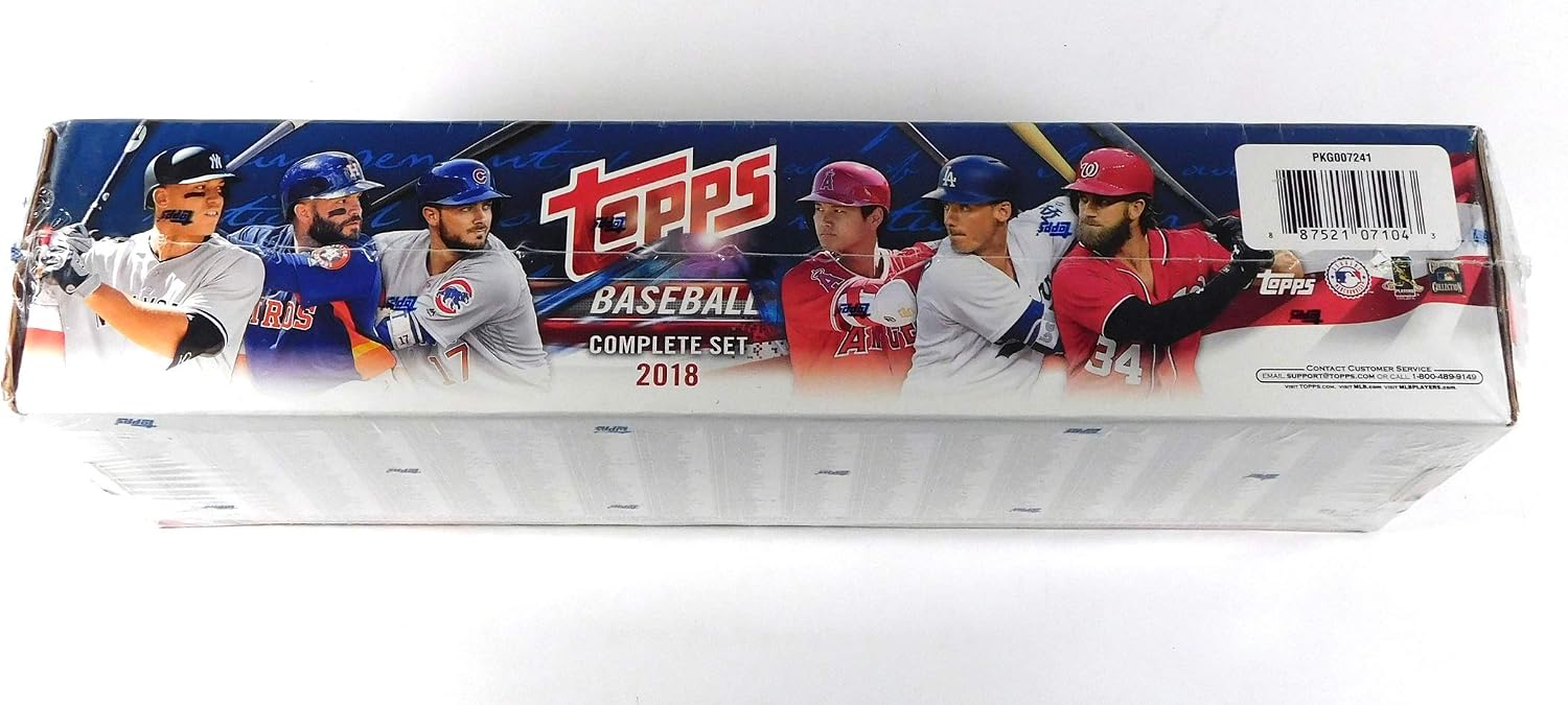 2018 Topps Baseball Complete Factory Sealed Set All-Star Game Version (702 Cards + 5-Card Pack of All Star Cards)