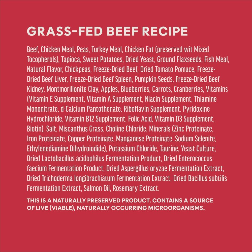 Instinct RawBoost, Dry Dog Food + Freeze Dried, Real Beef, 10 lb. Bag | High-protein kibble with FreshDried raw bites, USA-raised beef, grain-free recipe, 6-in-1 health benefits