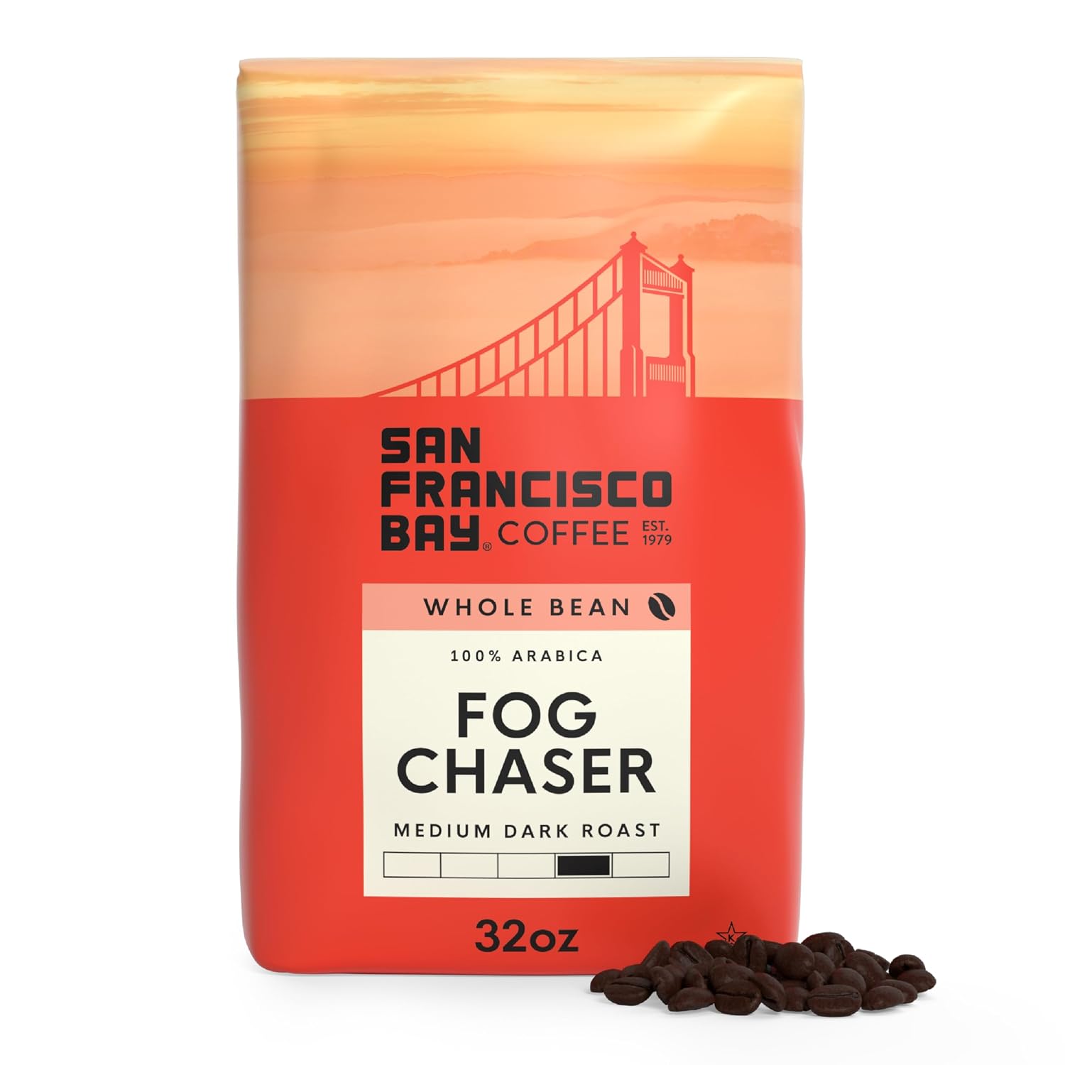 San Francisco Bay Coffee French Roast Whole Bean Coffee, 2 lb bag