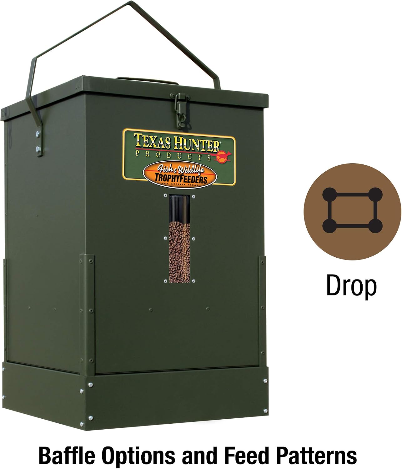 Texas Hunter 100lb. Capacity Hanging Wildlife Feeder - Model HF100W
