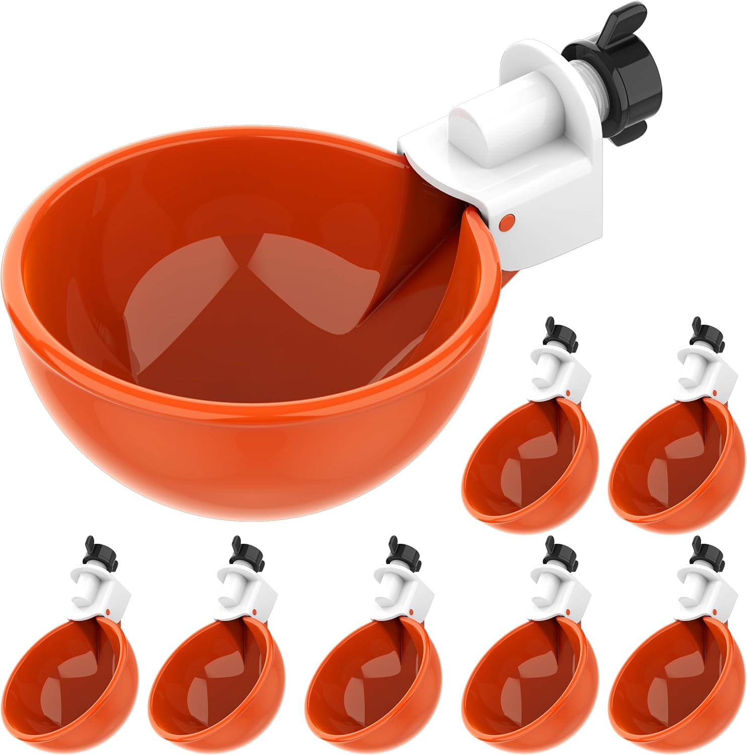 Lil'Clucker Large Automatic Chicken Waterer Cups | Chicken Water Feeder Suitable for Chicks, Duck, Goose
