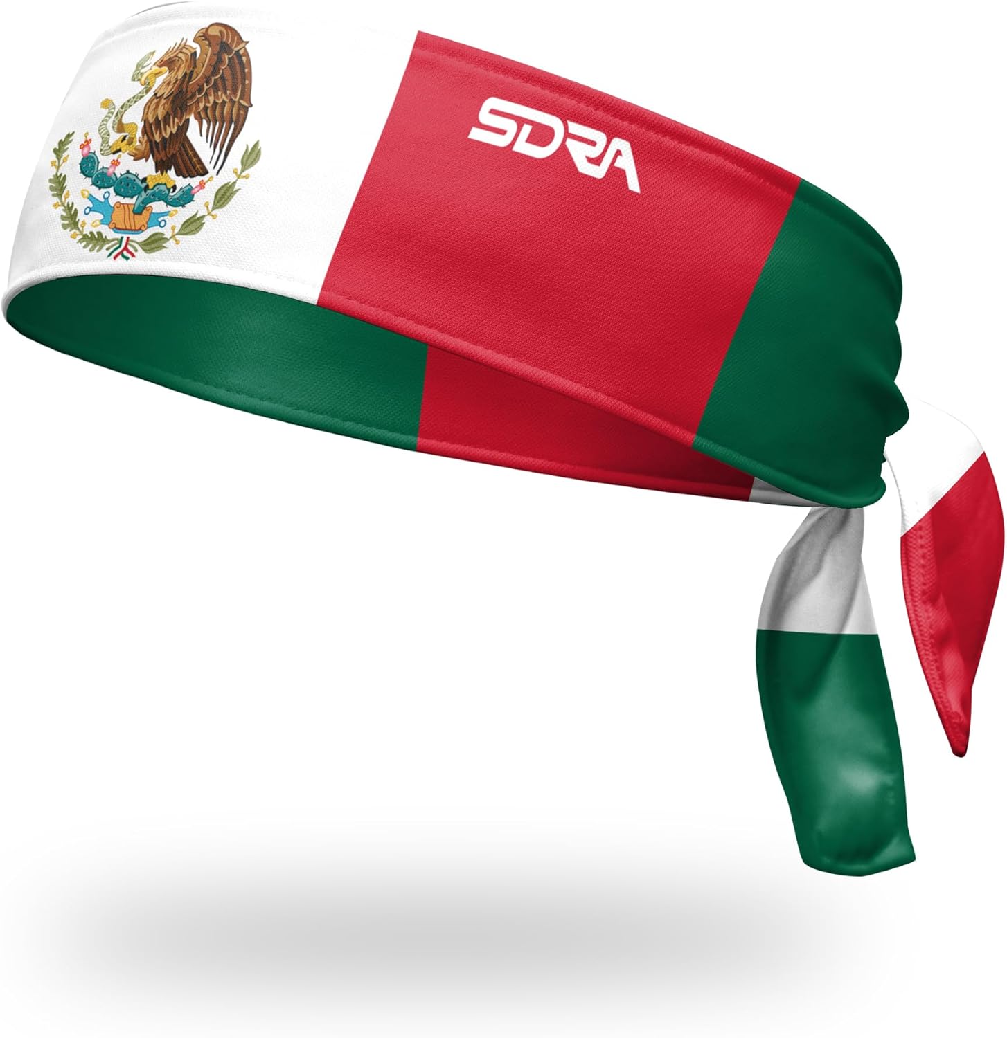 Suddora Country Flag Tie Headband with National Flag, Breathable Sweatband for National Sports Events, Non-Slip Fabric Sweatband for Soccer, Tennis