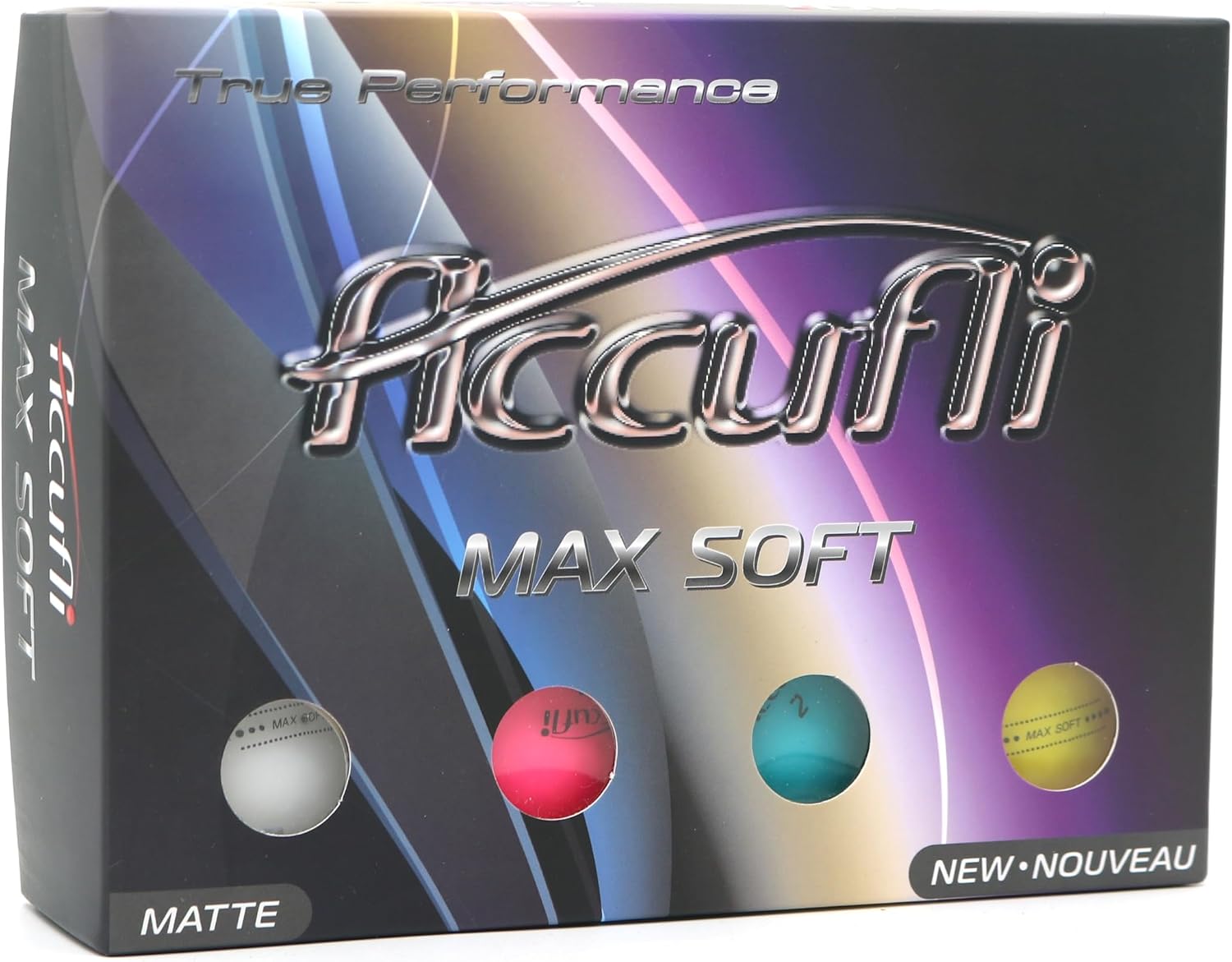 ACCUFLI Max Soft Matte Golf Balls