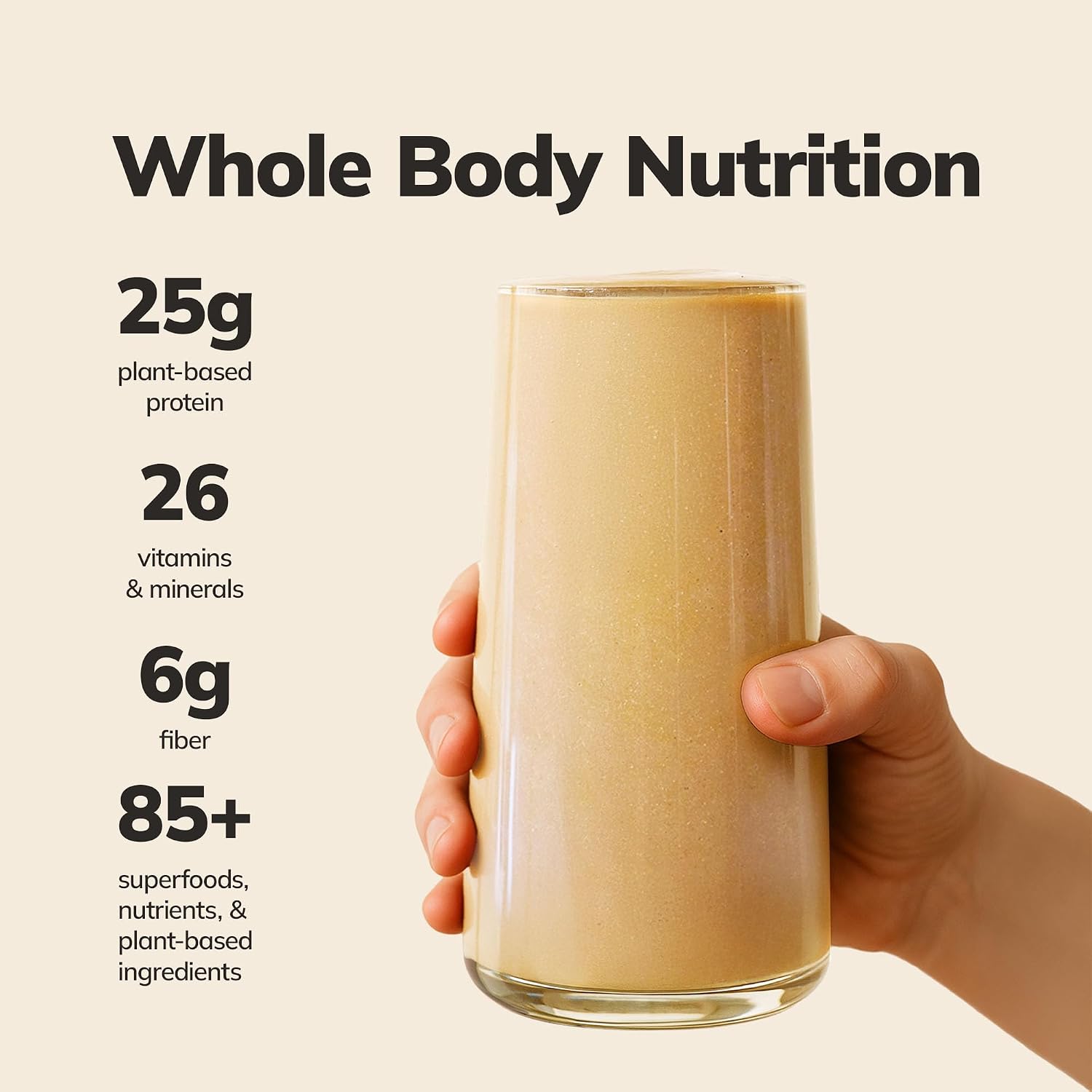 Ka’Chava Whole Body Meal Shake Chocolate 2 lb – Vegan Protein Powder with 85+ Superfoods & Greens – Plant-Based Meal Replacement with Probiotics & Digestive Enzymes – Gluten & Dairy Free (15 Servings)