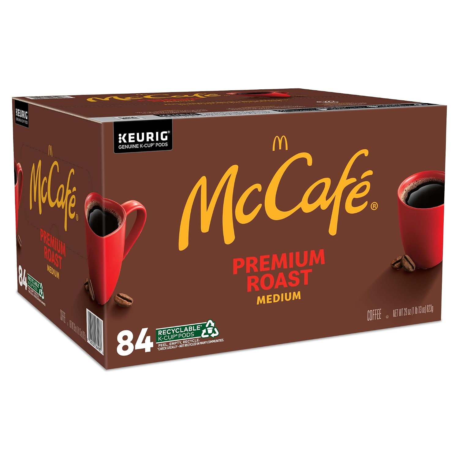 McCafe Premium Roast Coffee, Single Serve Keurig K-Cup Pods, Medium Roast, 84 Count