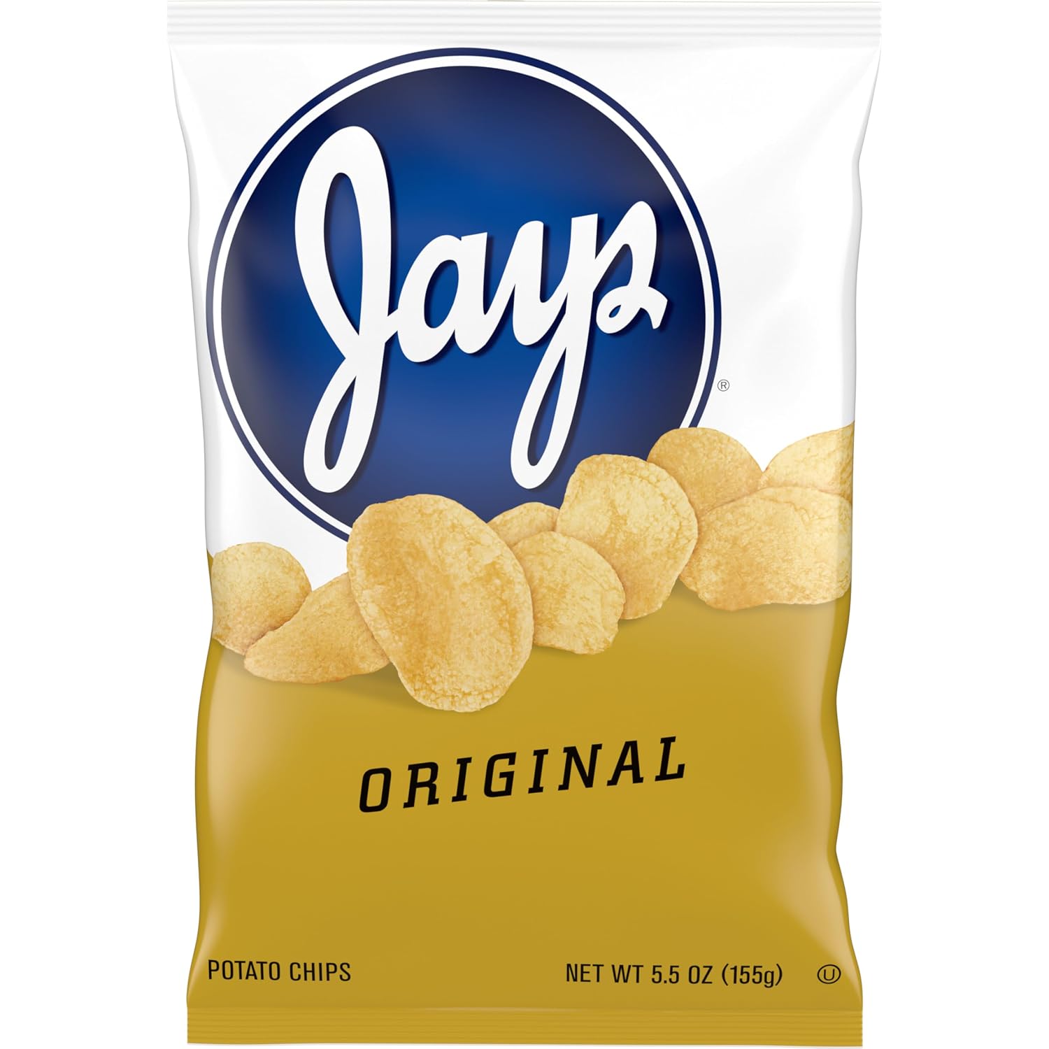 Jays Original Potato Chips, 5.5 Oz Bag