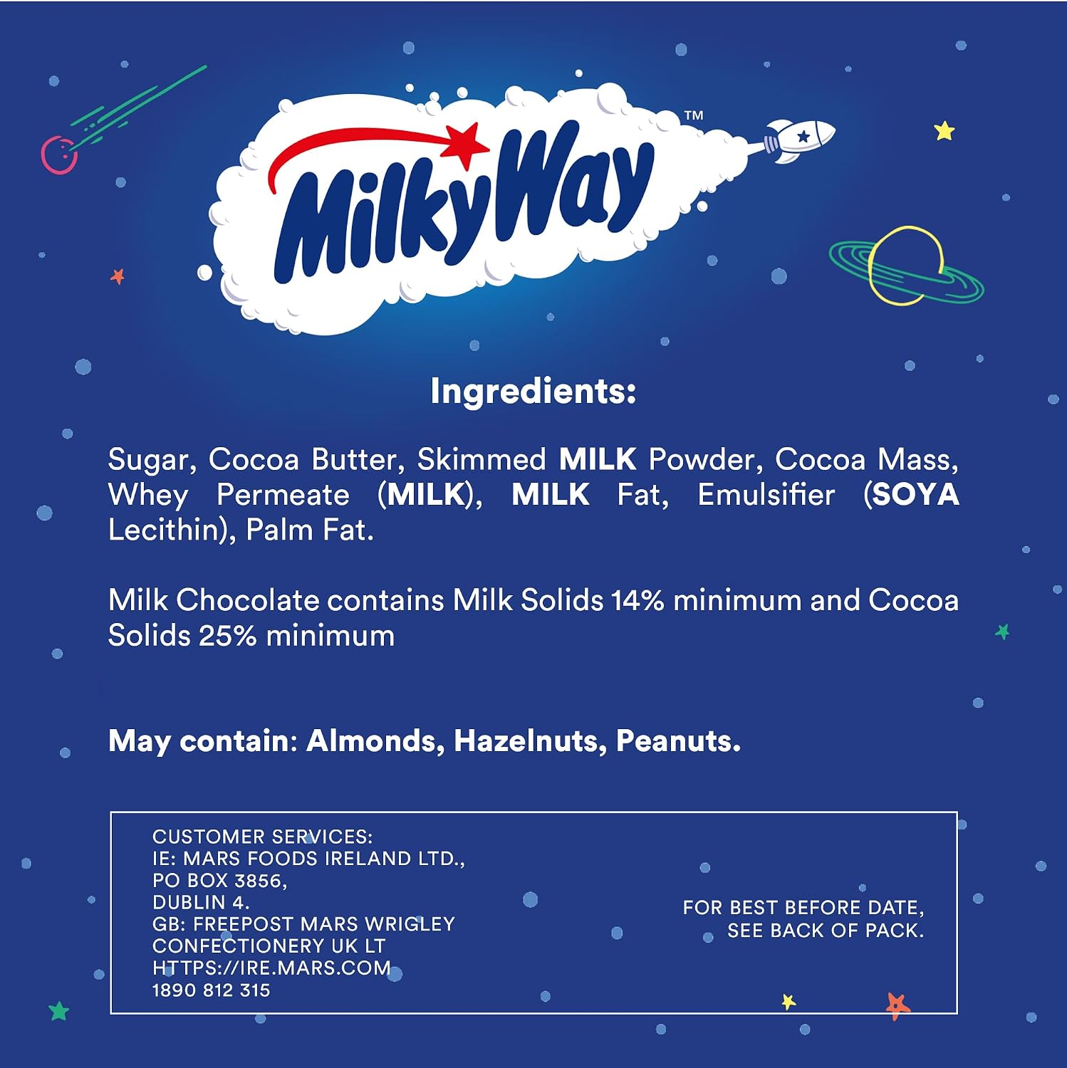 Milky Way Magic Stars Bag 33 g (Pack of 36)