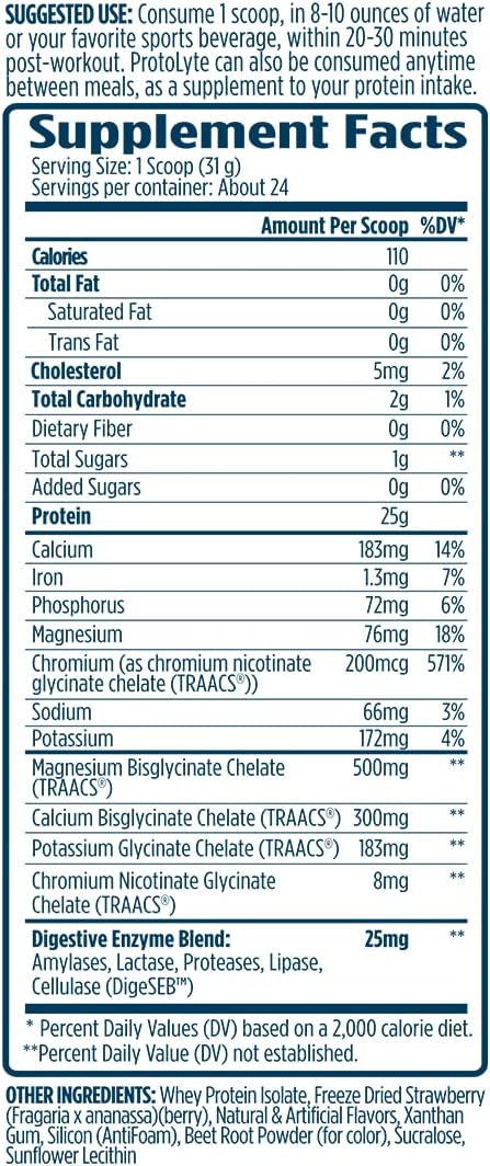 VMI Sports | ProtoLyte Whey Isolate Protein Powder | Low Calorie Whey for Weight Loss and Muscle Gain | Digestive Enzymes | Non-GMO (1.6 lb, Chocolate Fudge Cookie) | Premium whey isolate protein powder for smooth mixing in shakes smoothies and convenien…