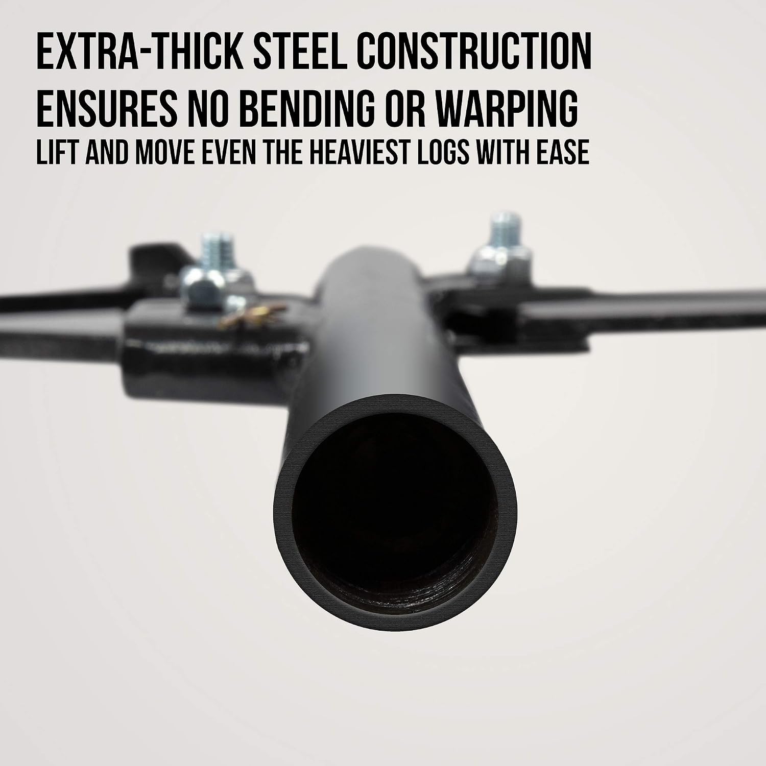 Right Hand Timberjack Triple Thick Log Lifter that Never Bends, Heavy-Duty Log Jack Helps You Lift, Move & Chainsaw Timber, Lumber & Wood, Grip Handle