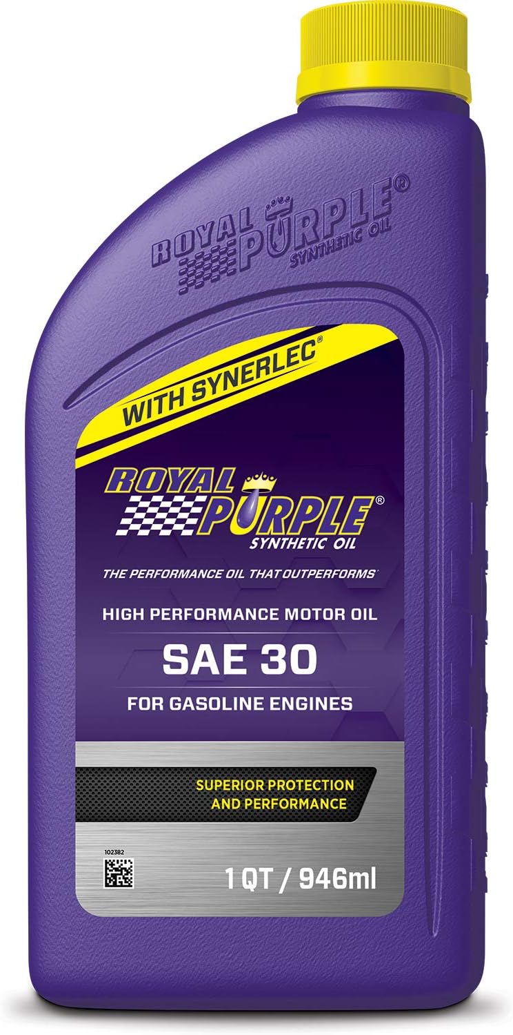 Royal Purple 51530 API-Licensed SAE 5W-30 High Performance Synthetic Motor Oil - 5 qt., Model:ROY51530