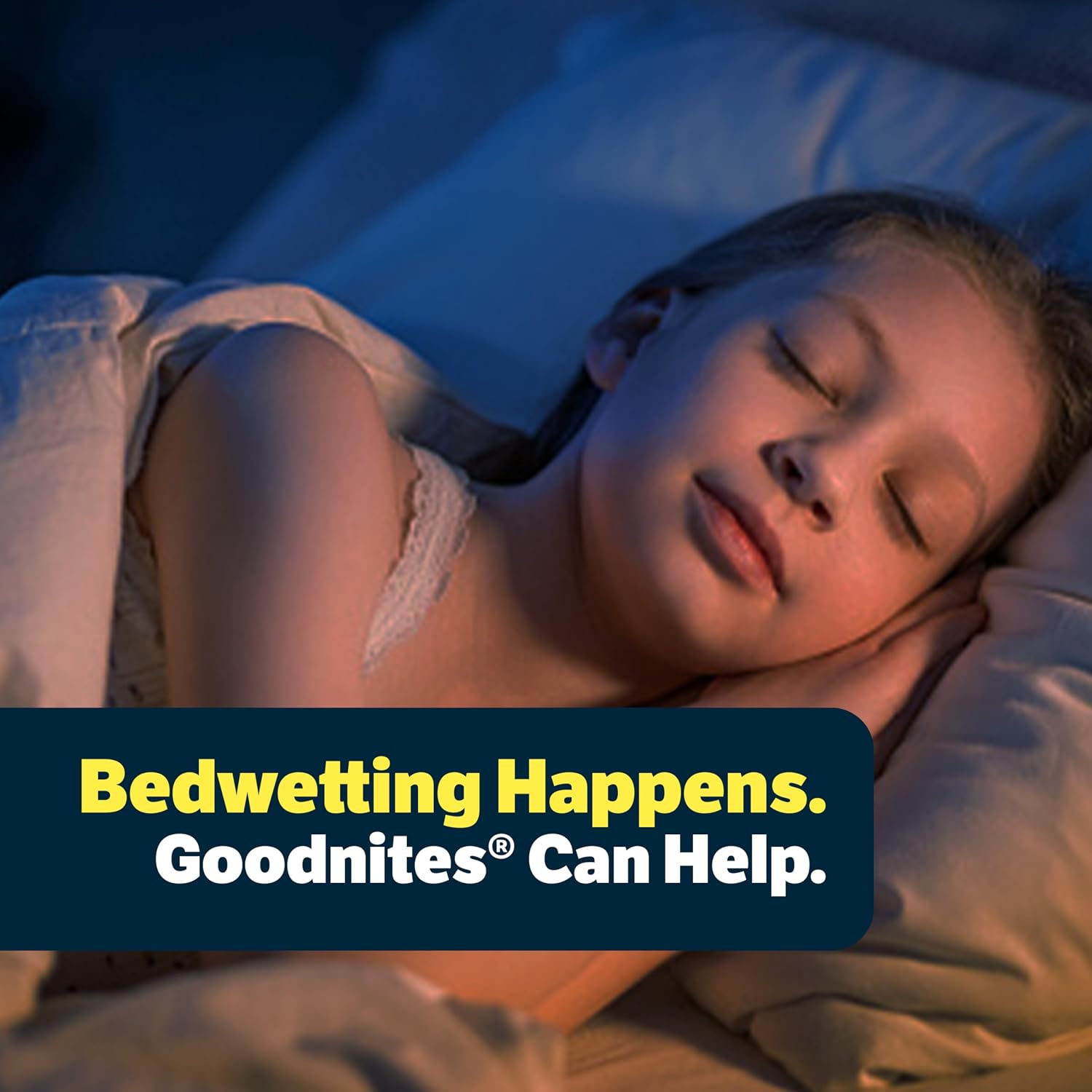 Goodnites Girls' Nighttime Bedwetting Underwear, Size S/M (43-68 lbs), 14 Ct, Packaging May Vary