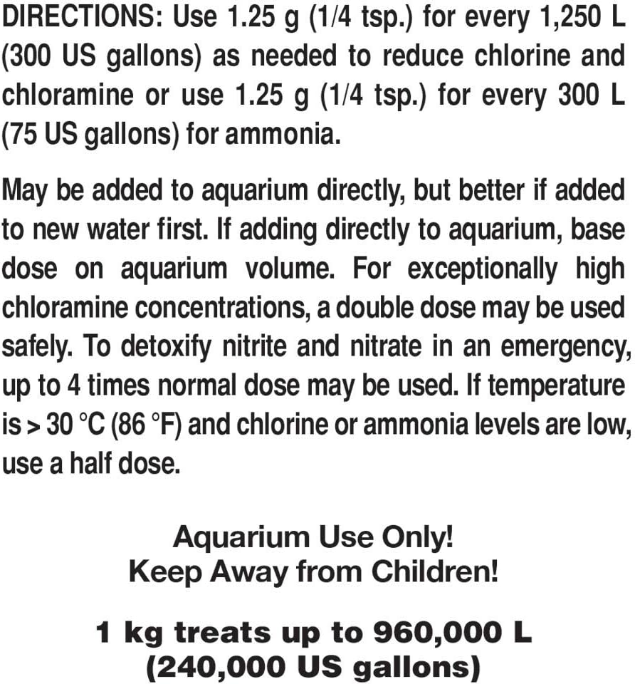 Seachem Safe Concentrated Dry Conditioner for Fresh and Salt Water, 8.8 Pound Container
