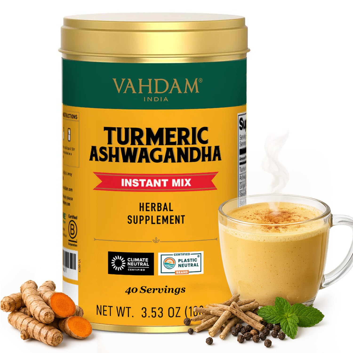VAHDAM, Green Tea Leaves From Himalayas 170+ Cups (12oz) High Elevation Grown Green Tea Leaves From Himalayas | Pure Unblended Single Origin Green Loose Leaf Tea | Vacuum Sealed