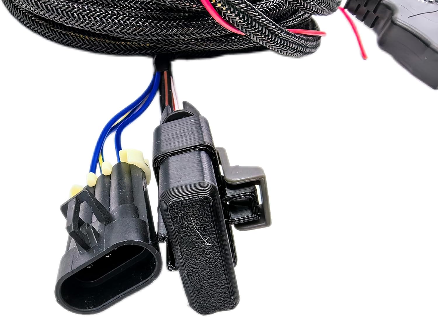 26345 Truck Side Main Control Wire Harness 3 Pin 3 Plug Compatible for Fisher Western Snow Plow Ultramount Isolation Module System 412404