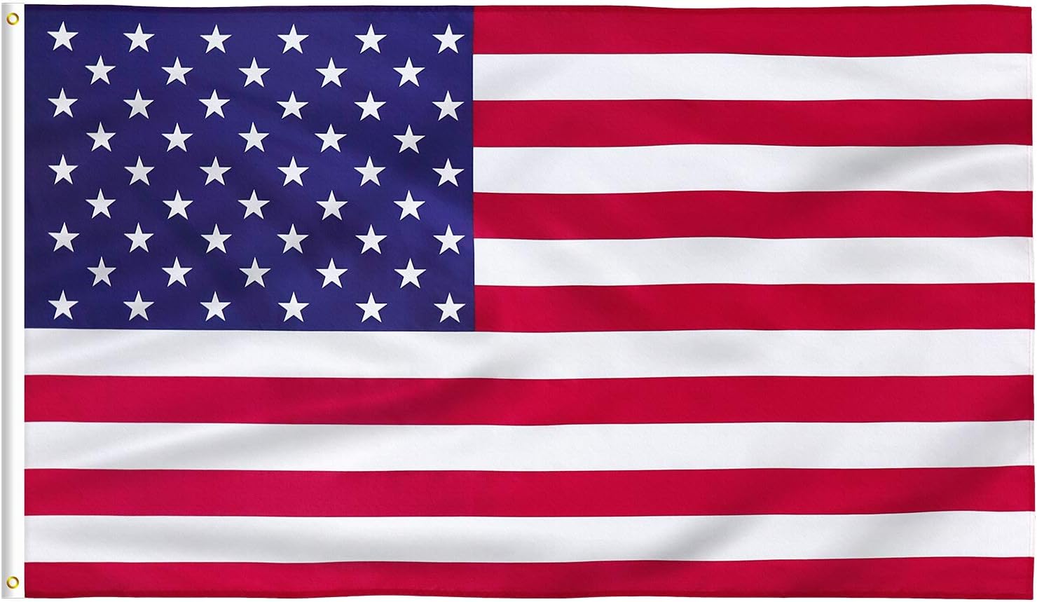 American Flag 4x6 Ft Embroidered Stars Sewn Stripes with Stripes Brass Grommets Heavy Duty Durable Stitched Nylon for Outdoor Vivid Color and