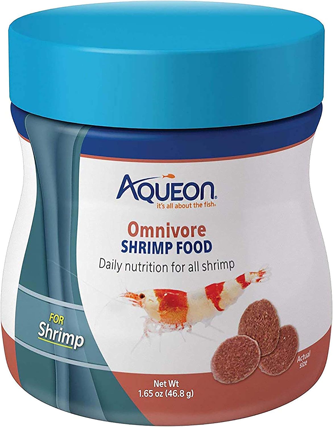 Aqueon Omnivore Shrimp Disc Food Fish Food 1.65 Ounces