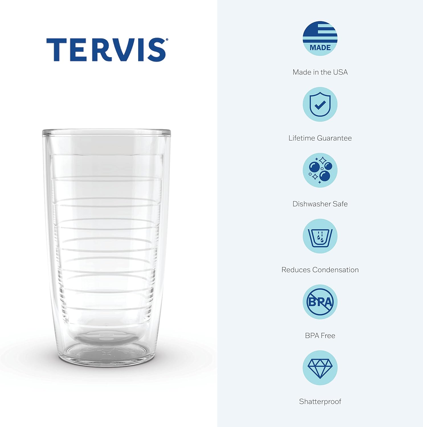 Tervis Plastic 1069599 Coca-Cola - Diet Coke Tumbler with Wrap and Frosted Lid 24oz, Clear