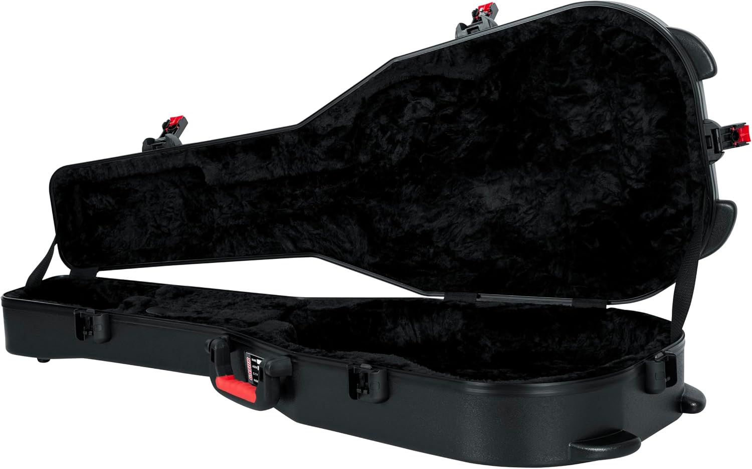 Gator Cases Molded Flight Case For SG Style Double Cut Away Guitars With TSA Approved Locking Latch, (GTSA-GTRSG)