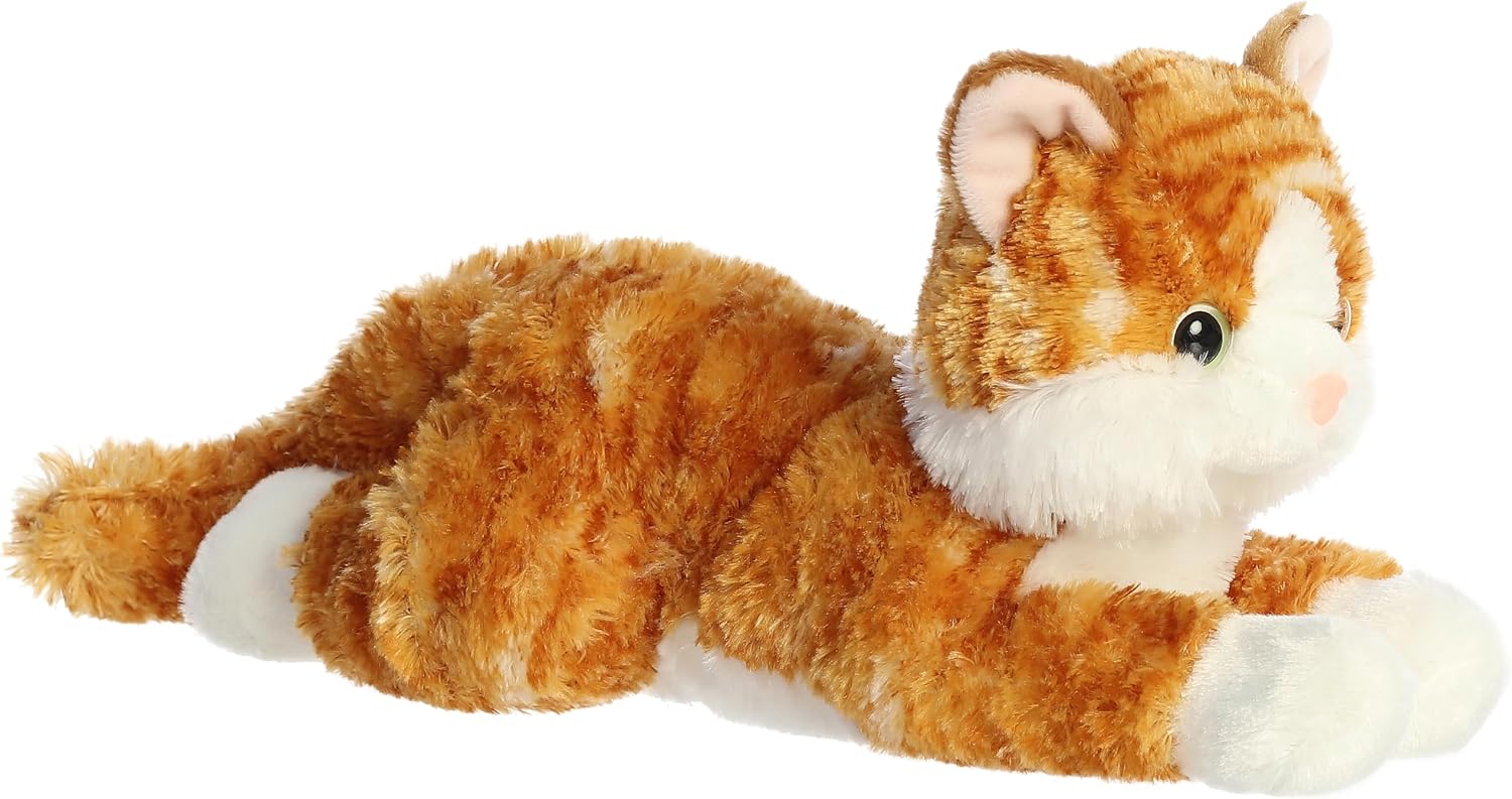 Aurora Flopsie 12" Dolly Adorable Stuffed Animal | Lifelike animal details in a relaxed resting pose