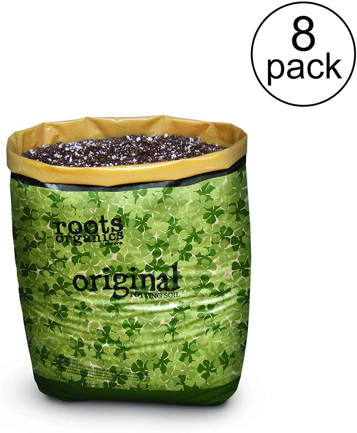 Roots Organics Rod Hydroponic Gardening Ready-to-Grow Coco Fiber-Based Potting Soil, 1.5 cu ft/10 gal for Plants