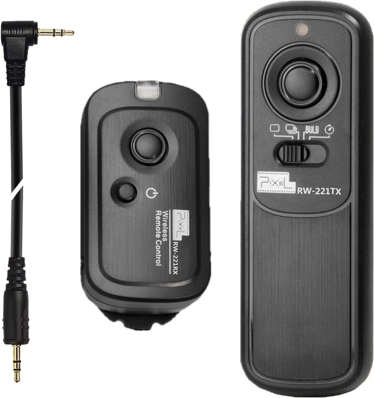 Pixel Camera Remote Shutter Release RW-DC0 for Nikon Wireless 2.4GHz 262ft | For Nikon Z8 Z9 D3 D4 D5 D800 D850 D800E D810A D810 D700 D500 D300 D300s D200 F100 F90 F90X F6 F5 D1X D2H MC-30A MC-36A