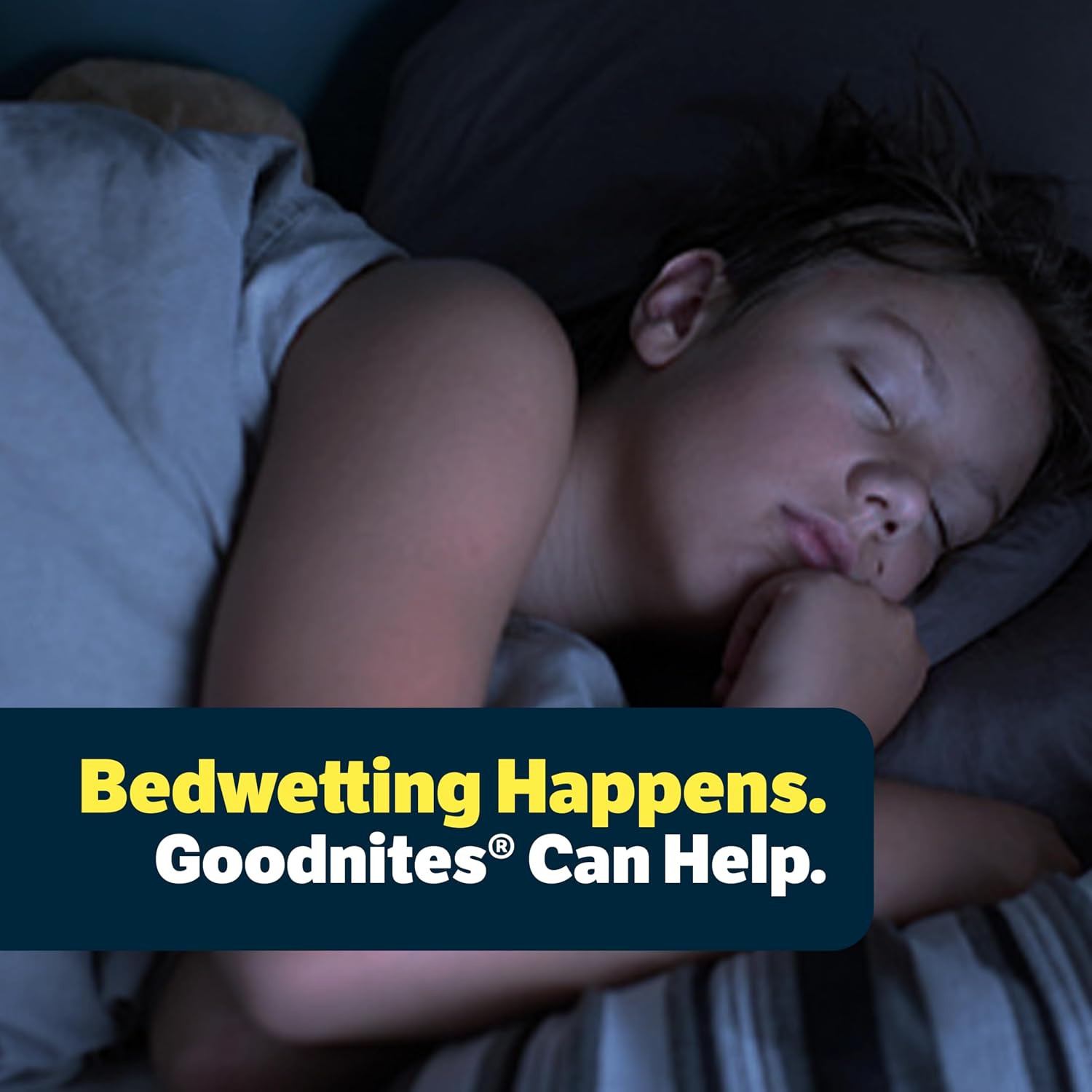 Goodnites Boys' Nighttime Bedwetting Underwear, Size S/M (43-68 lbs), 44 Ct (2 Packs of 22), Packaging May Vary