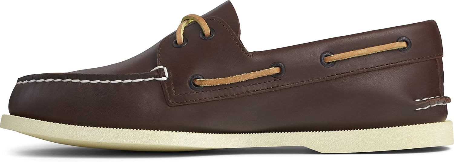 Sperry Men's Authentic Original 2-Eye Boat Shoe, Brown, 8 W US