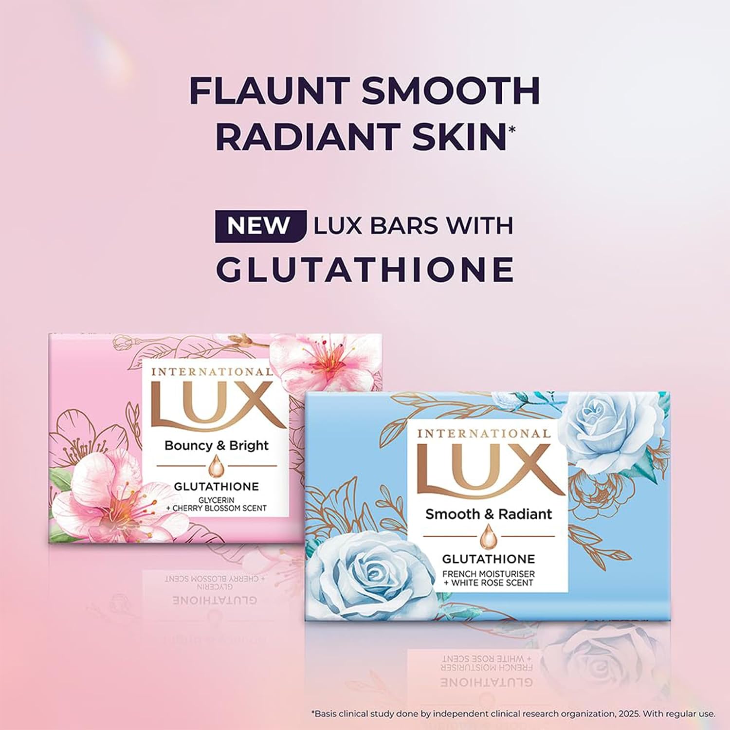 LUX Flaw-less Glow Jasmine Soap Bar, 3x150g
