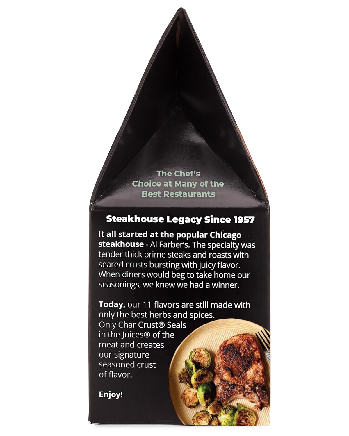 Char Crust Dry-Rub Seasonings Original Hickory Grilled | All-in-one seasonings | Perfect for Steaks, Burgers, Ribs, Tuna | Signature Crust that Seals in the Juices, 4 Ounce (Pack of 6)