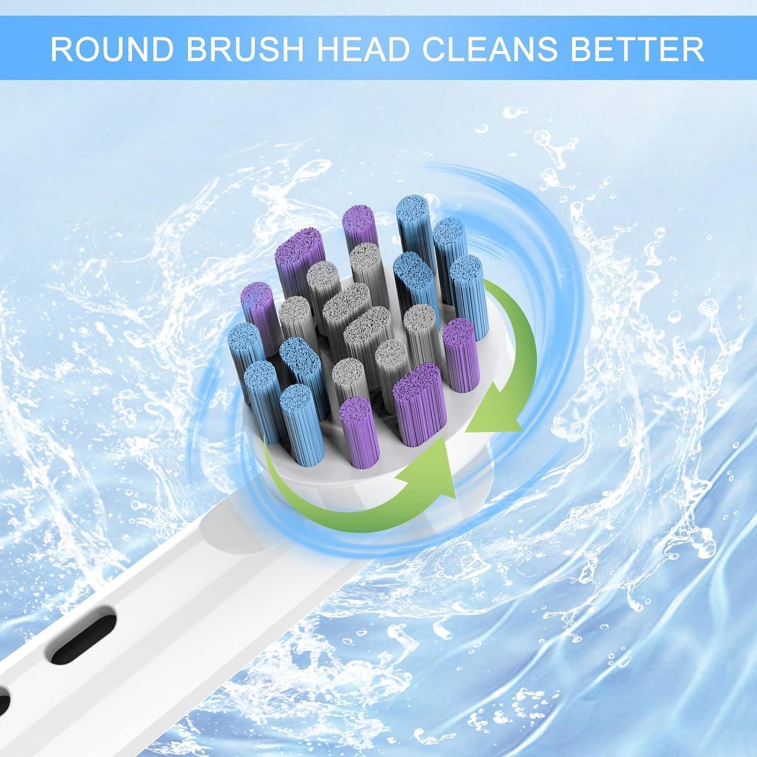 Electric Toothbrush Replacement Heads 16 Pack/Compatible Oral B Braun Replacement Brush Heads/Compatible Oral B Replacement Brush Heads