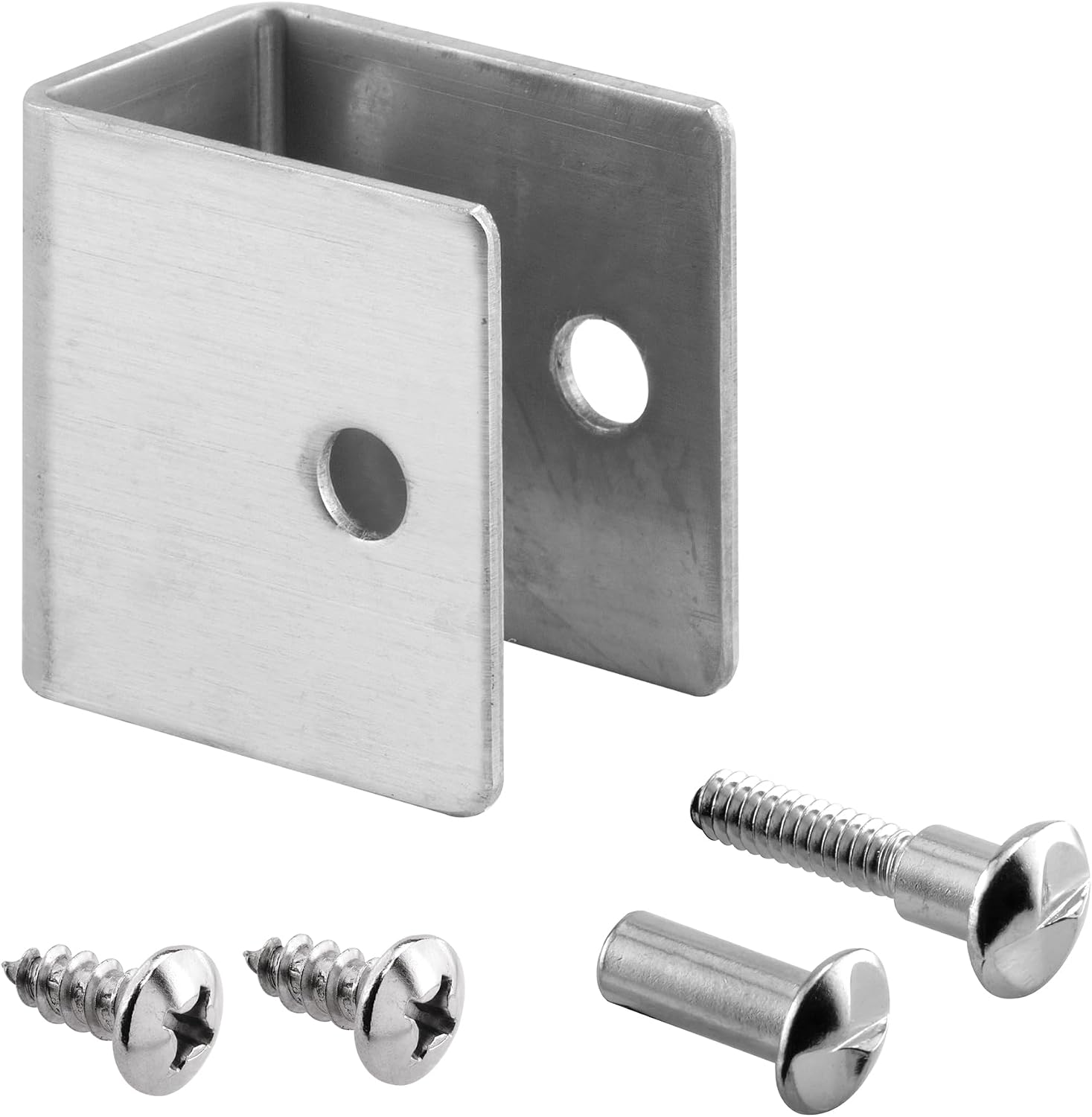 Sentry Supply 656-8196 U-bracket, For 3/4 In. Panels, Stainless Steel Construction, Satin Finish (Single Pack)