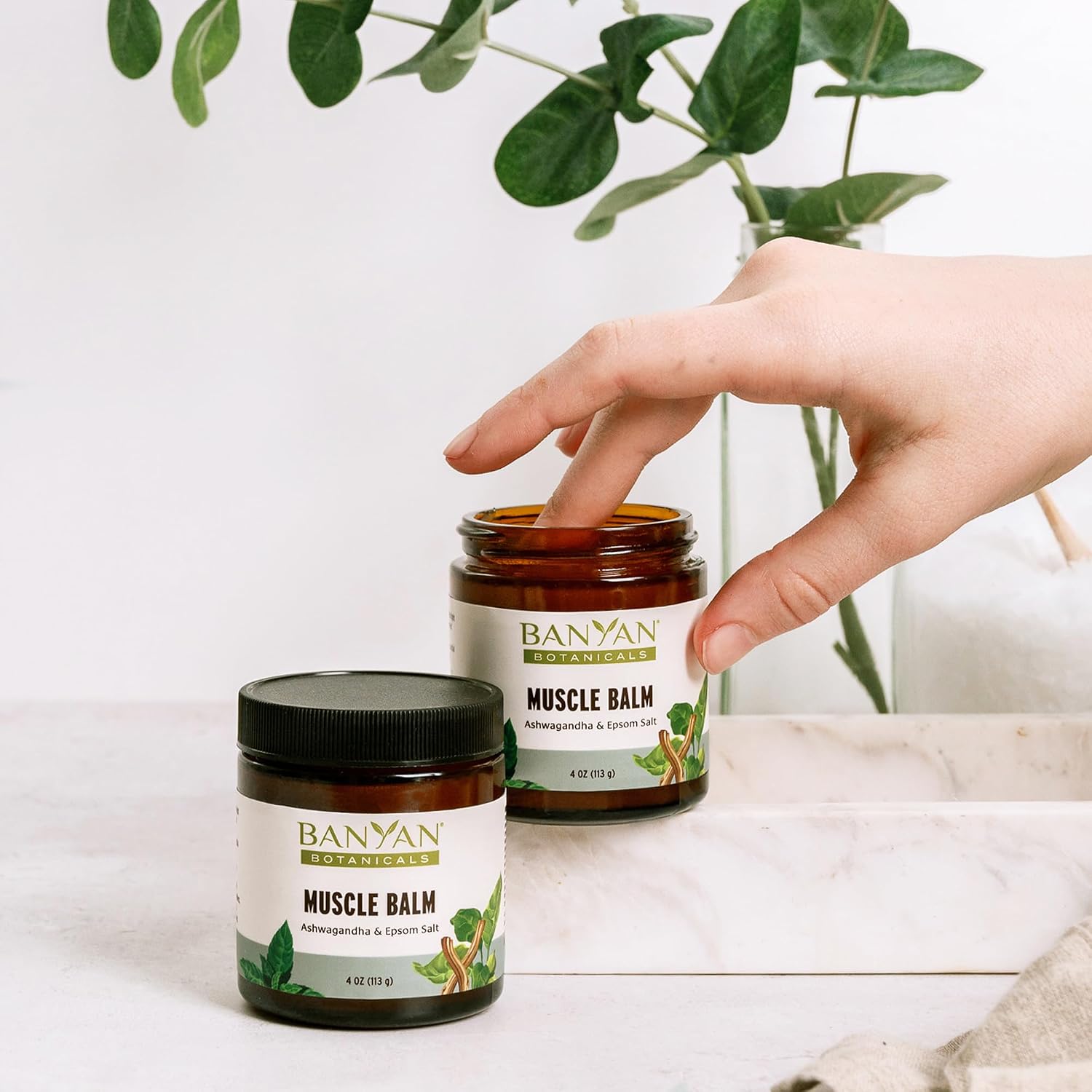 Banyan Botanicals Joint Balm – Organic Balm for Joints with Boswellia and Guggulu – for Supporting Comfortable Joints and Overall Joint Health – 4 oz – Non-GMO Sustainably Sourced Petroleum Free