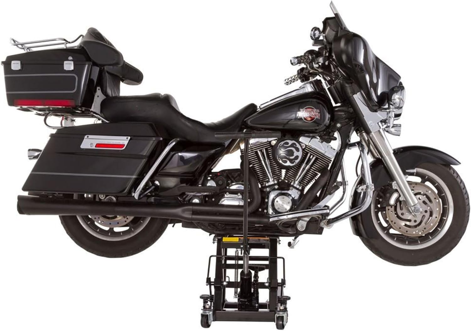 Black Widow Motorcycle or ATV Lift Jack Stand Hydraulic, Steel, 1,500 lb