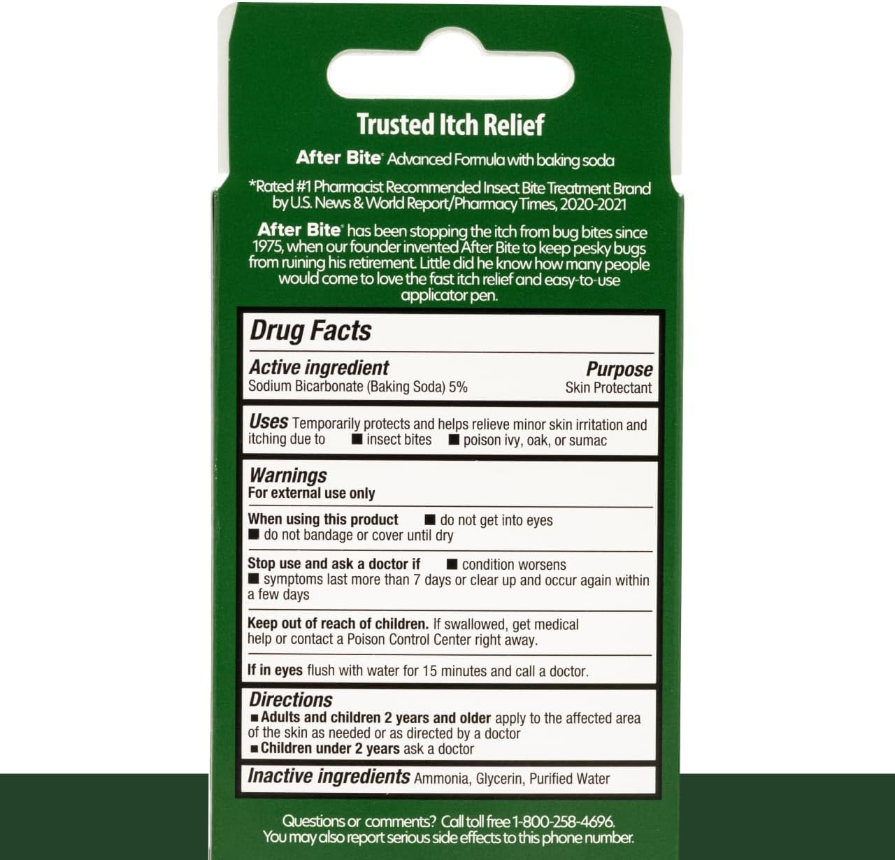 After Bite Advanced Bug Bite Itch Relief, Portable Pen Applicator, 4Pk