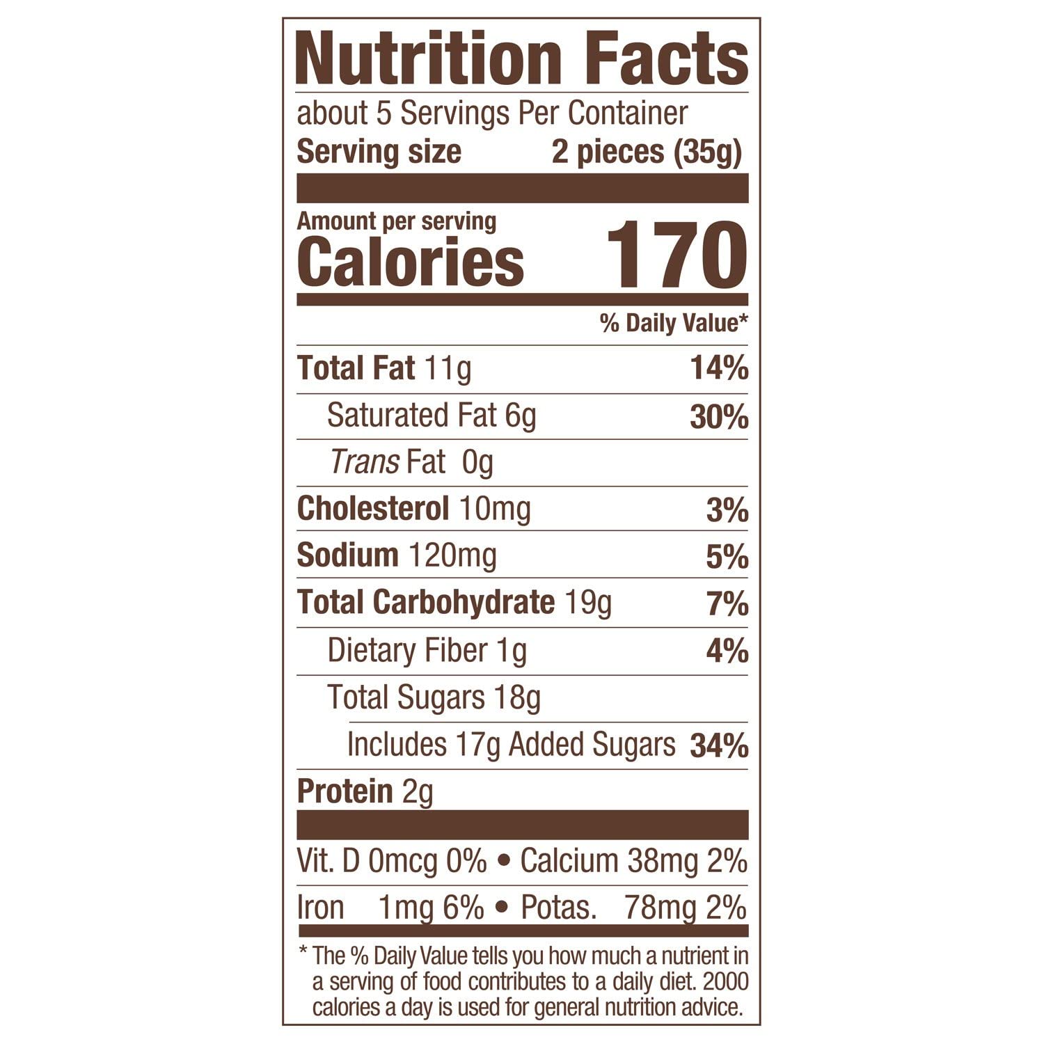 Russell Stover Milk Chocolate Toffee Squares Peg Bag, 5.4 Ounce