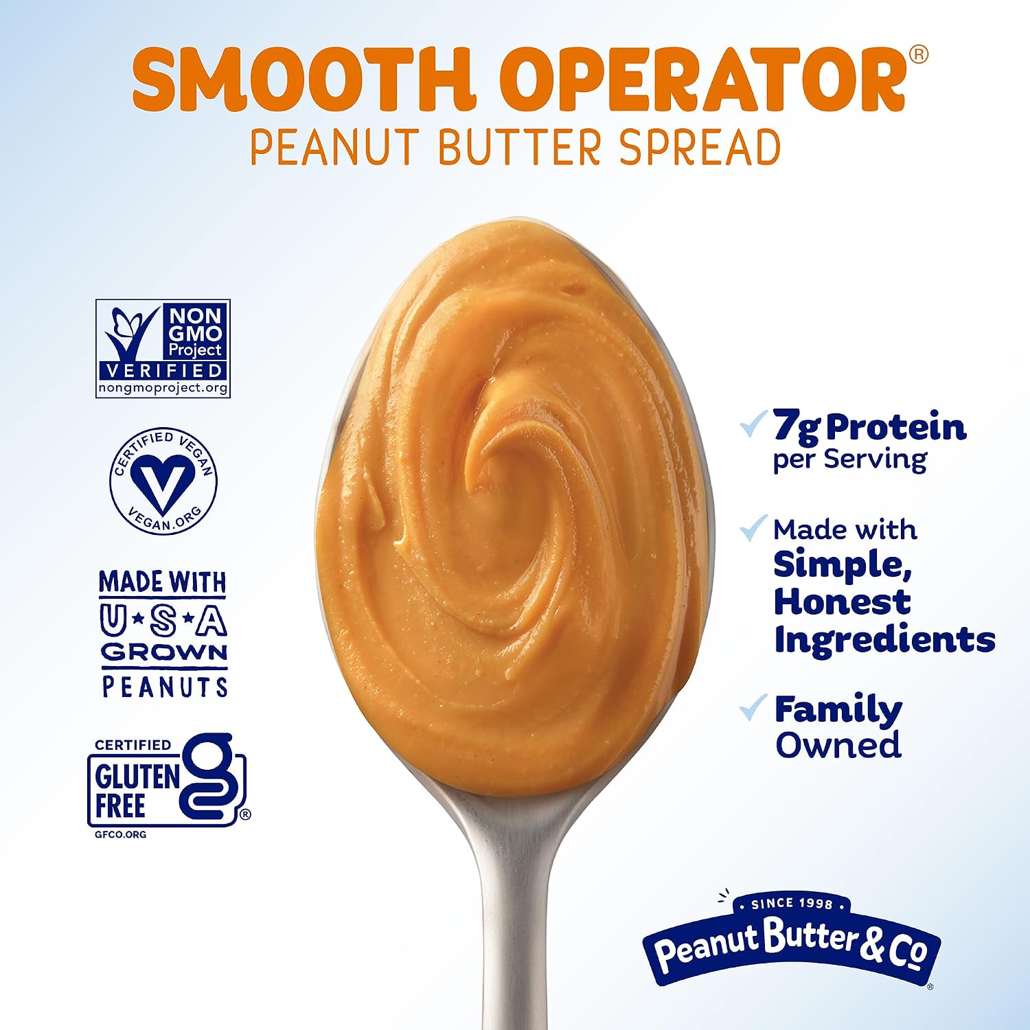 Peanut Butter & Co. Peanut Butter Variety Pack, 4 Flavors, 16 oz (4 Pack) | Non-GMO Project Verified, Gluten Free, Vegan, 6-7g Protein, 4 Flavors, No HFCS, USA-Frown, Pantry-Friendly Pack