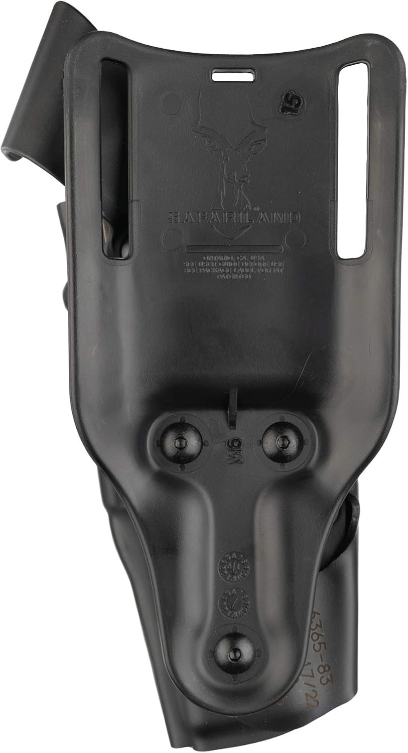 Safariland 6365 ALS Low-Ride, Level 3 Retention Duty Holster w/SLS, Springfield XD .45 (5"), Low-Ride, STX Tactical Black, Right Hand