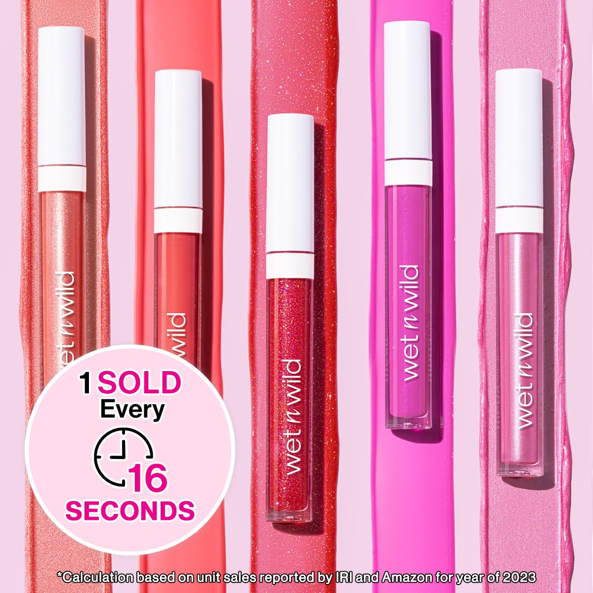 wet n wild MegaSlicks Lip Gloss, Ultra-Glossy, Vitamin-E Enriched, Ultra-Gloss High Shine Moisturizing, Cruelty-Free & Vegan - Bronze Berry